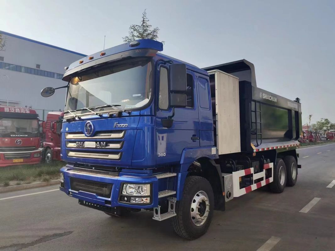 SHACMAN CNG Dump Truck F3000 6x4 380 EuroV Blau