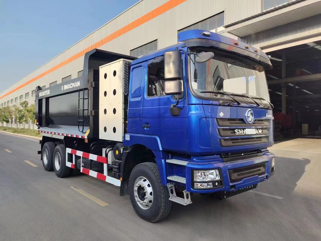 SHACMAN CNG Dump Truck F3000 6x4 380 EuroV Blau