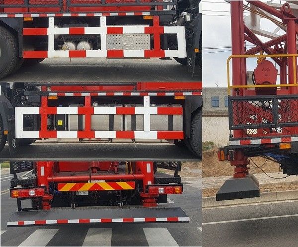 SHACMAN H3000 Ölbohrwagen 6x4 380PS EuroII Weiß 50Ton Ölplattform Bewegungsautos
