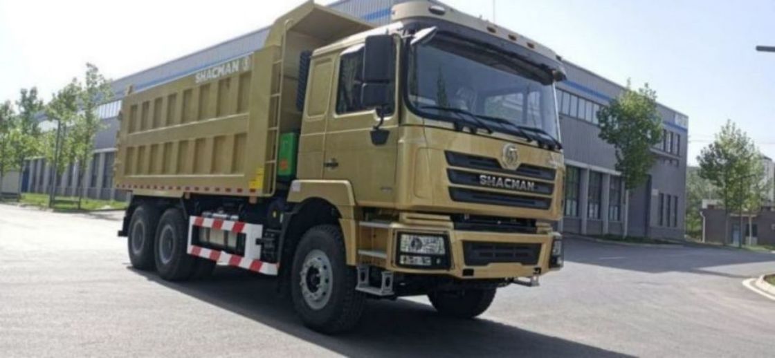 10 Reifen Dumper SHACMAN F3000 Tipper Truck 6x4 375 EuroV Gold WEICHAI Dieselmotor