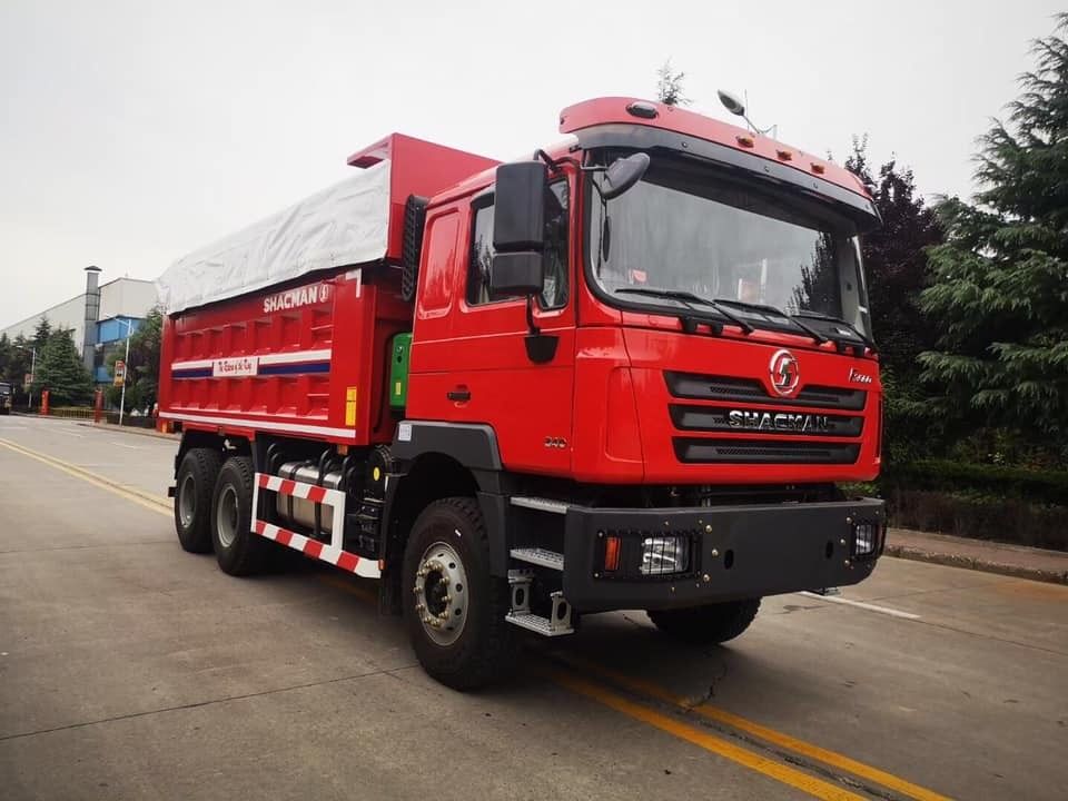 SHACMAN 12Rad Tipper Truck F3000 6x4 400PS Euro II Rot
