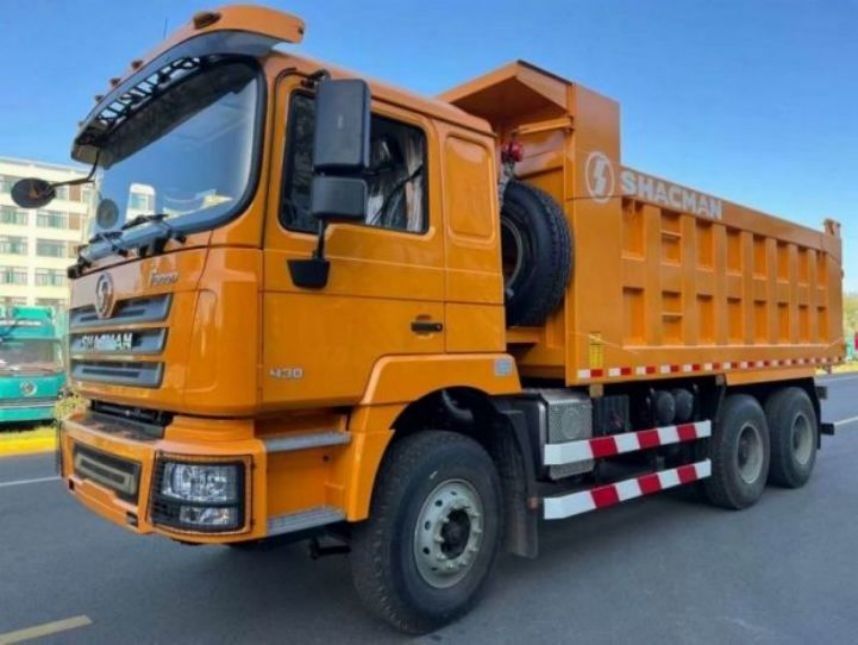 SHACMAN Export Tipper Dump Truck F3000 6x4 380 EuroII Gelb Luxusfahrung