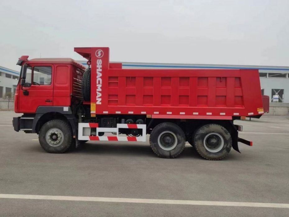 10 Versuche SHACMAN Rot-Dumpper-Lkw F3000 Dump-Lkw Fahrzeug 380HP für den Bergbau