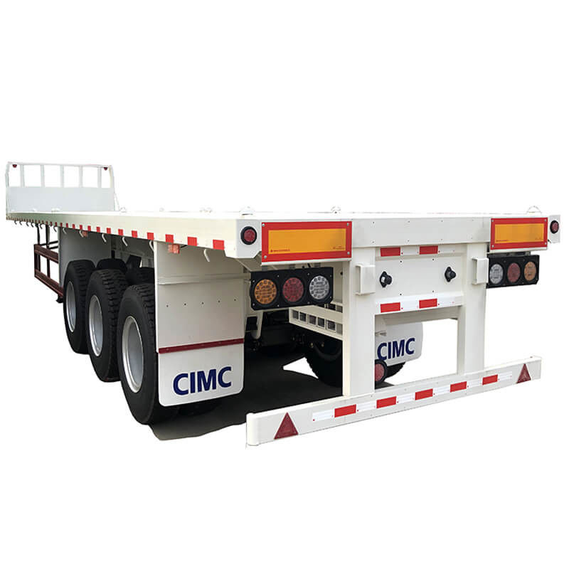 CMCC 3 Achsen 40 Tonnen 40 Fuß Ausdehnung Flatbed Anhänger zum Verkauf