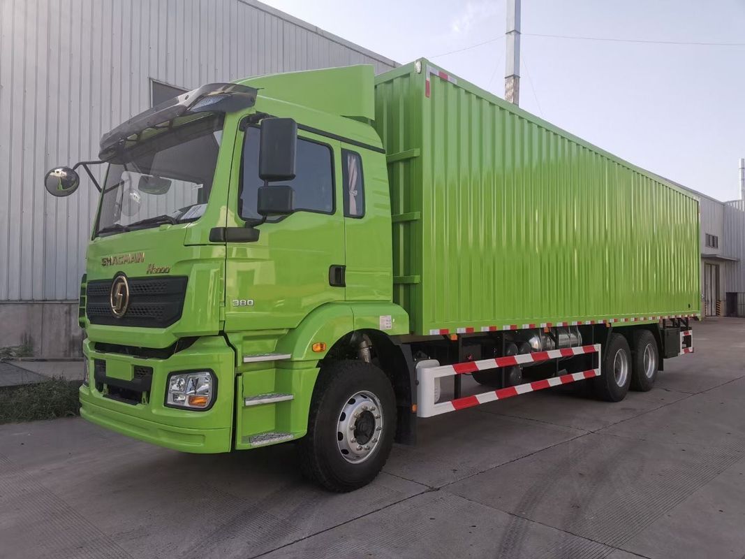 Grüner 6x4 Lieferwagen SHACMAN H3000 Großer Lieferwagen 340 PS zur Lieferung