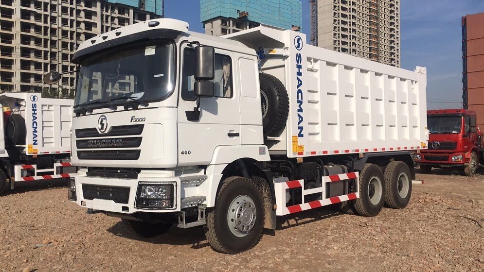 SHACMAN 3 Achsen Kipper Dump Truck H3000 6x4 400PS EuroII 50Ton Dump Truck mit drei Achsen