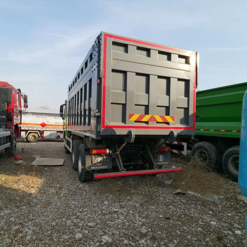 Super Single Reifen Schwerer Dump Truck Dieselmotor Radstand 170 Zoll Länge 25 Fuß