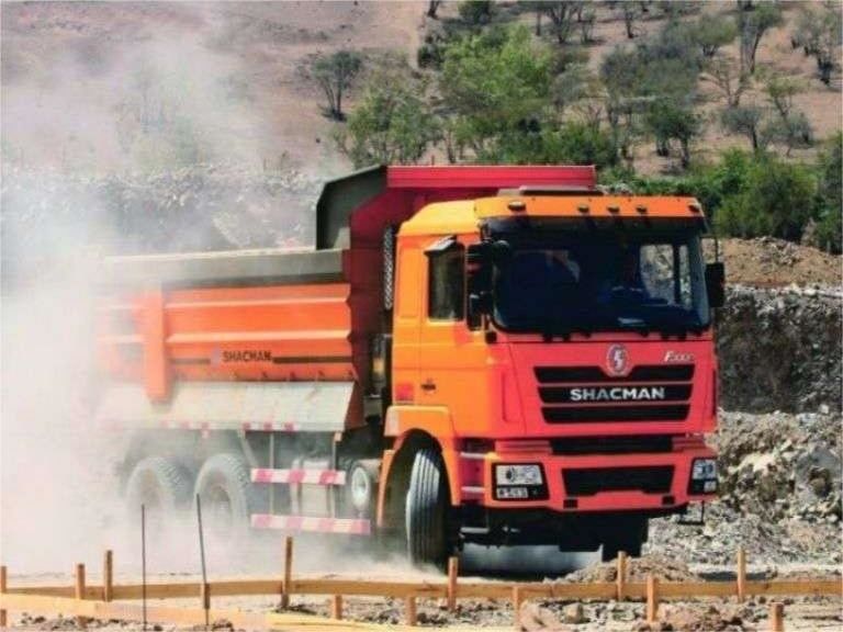 SHACMAN F3000 380HP 6x4 Traktor Lkw EuroII 10 Rad Dump Truck WEICHAI Motor