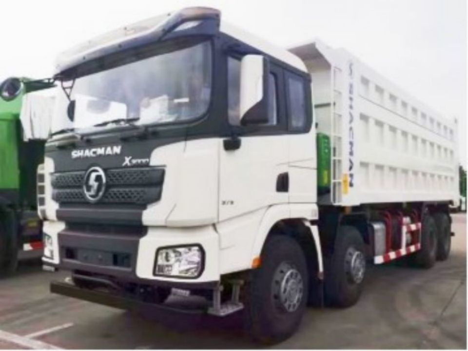 SHACMAN 8x4 440 PS EuroV Schwerer Müllwagen Weiß 20 - 30 Tonnen Tipper Müllwagen