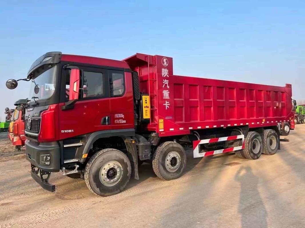 SHACMAN 8x4 440 PS EuroV Schwerer Müllwagen Weiß 20 - 30 Tonnen Tipper Müllwagen