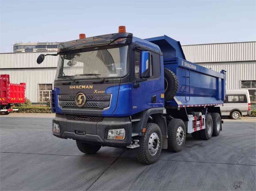 SHACMAN 8x4 440 PS EuroV Schwerer Müllwagen Weiß 20 - 30 Tonnen Tipper Müllwagen
