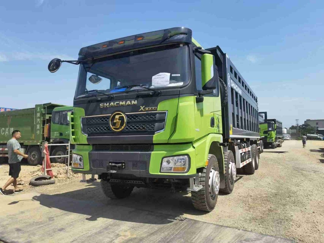 SHACMAN 8x4 440 PS EuroV Schwerer Müllwagen Weiß 20 - 30 Tonnen Tipper Müllwagen