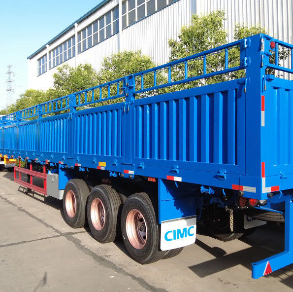 CIMC 3 Achsen 4 Achsen Zaun Fracht Semi-Anhänger 60 80 Tonnen mit Container Twist Lock