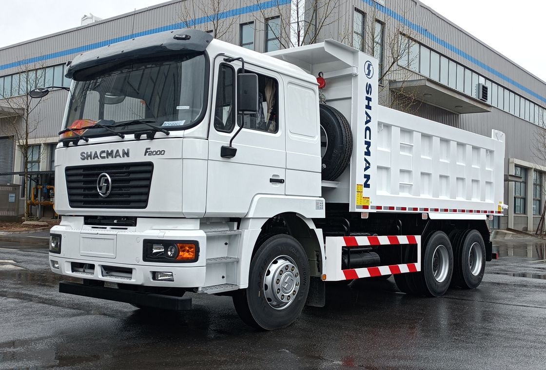 SHACMAN F2000 6x4 290 PS 30 Tonnen Tipper Dump Truck 12R22.5 Reifen SX3255JM384 Euro II ABS