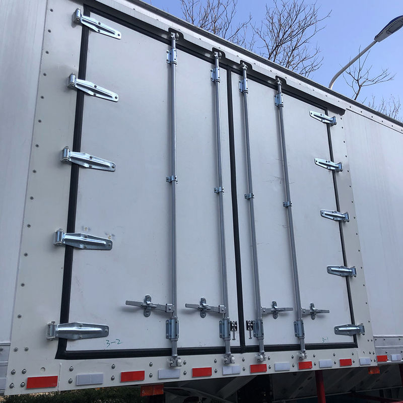 3 Achse SHACMAN Fußtrockene Lieferwagen Container Halbanhänger CIMC Lieferwagen Typ Halbanhänger