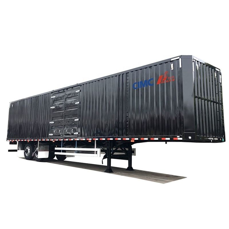 CIMC Van Typ Semi-Anhänger 3 Achsfuß Trockenwagen Container Box Anhänger