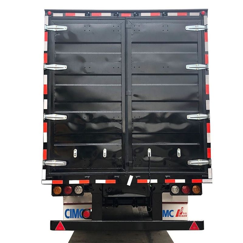 CIMC Van Typ Semi-Anhänger 3 Achsfuß Trockenwagen Container Box Anhänger