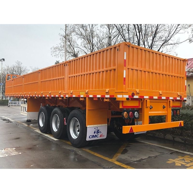 SHACMAN Zaun CIMC 3 Achsen Zaun Fracht Semi-Anhänger 60 Tonnen mit Container Twist Lock