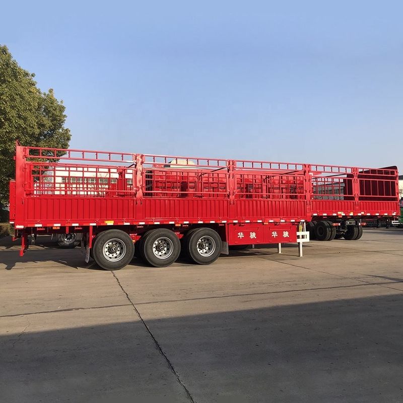 SHACMAN Zaun CIMC 3 Achsen Zaun Fracht Semi-Anhänger 60 Tonnen mit Container Twist Lock