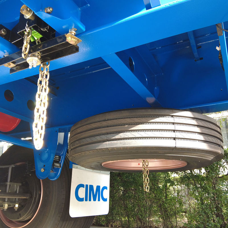 CIMC 3 Achsen Lastwagen Zaun Fracht 60 Tonnen Semi-Anhänger mit Container Twist Lock