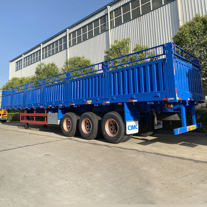 CIMC 3 Achsen Lastwagen Zaun Fracht 60 Tonnen Semi-Anhänger mit Container Twist Lock