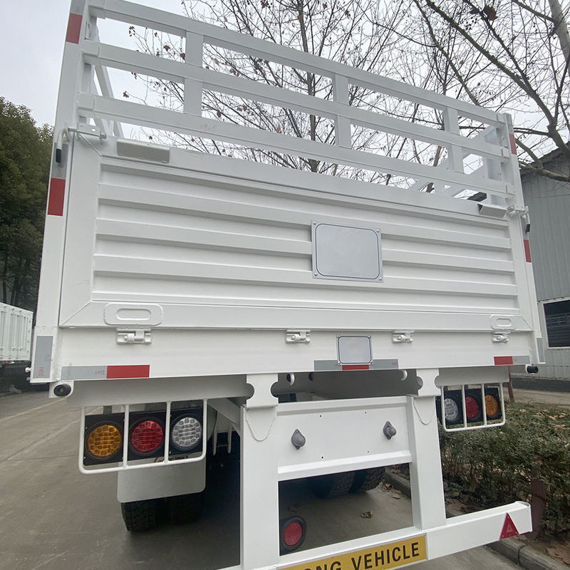 CIMC 3 / 4 Achsen Zaun Semi-Anhänger 60 70 Tonnen eingezäunte Lkw SHACMAN