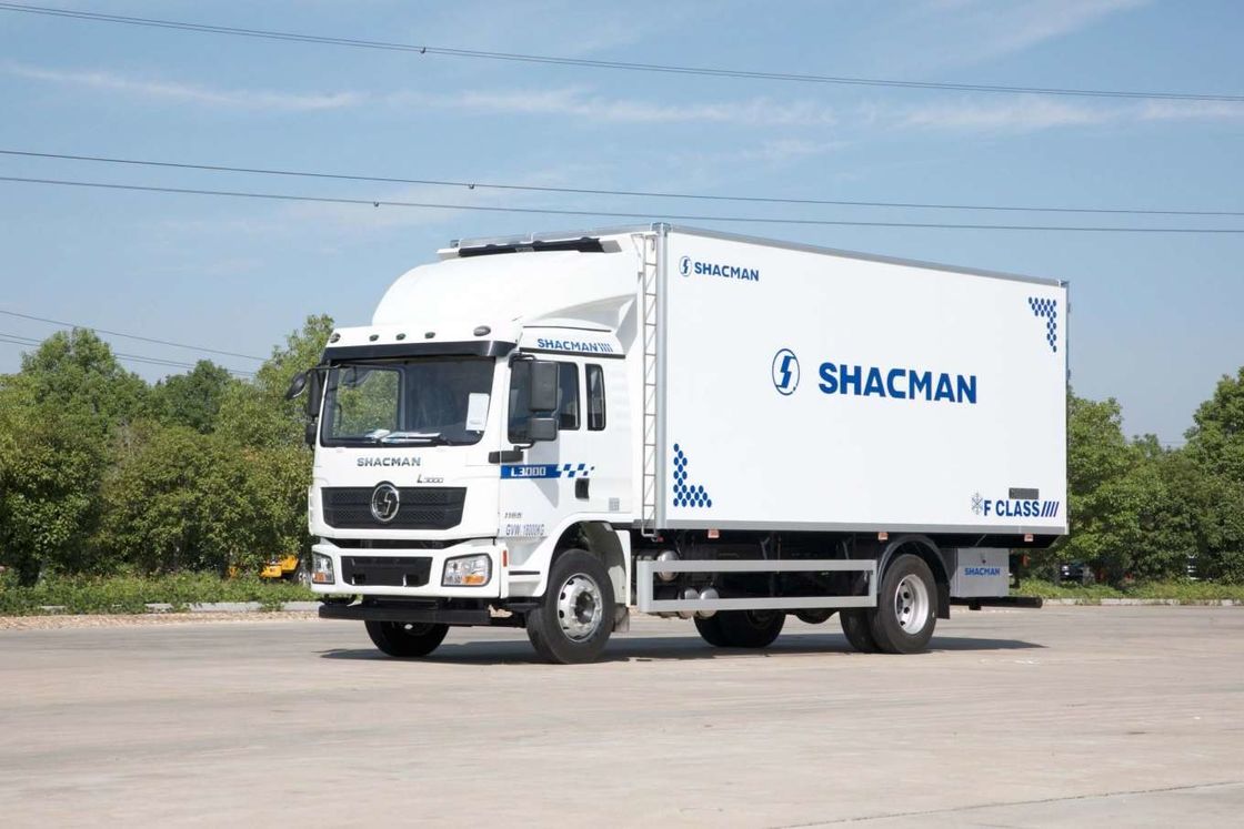 SHACMAN L3000 Lieferwagen Lastwagen 4x2 340 PS Lastwagen 290 PS Euro II Weiß 6 Räder Lastwagen