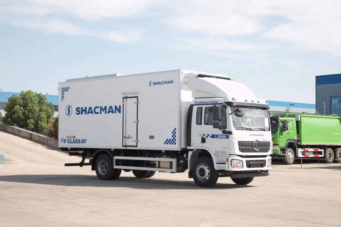 SHACMAN L3000 Lieferwagen Lastwagen 4x2 340 PS Lastwagen 290 PS Euro II Weiß 6 Räder Lastwagen