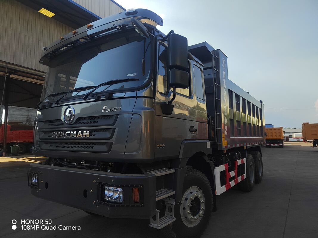 SHACMAN 3-Achs-Schwerlastkipper mit 12.00R20-Reifen, 400L-Kraftstofftank und manuellem Getriebe, 430 PS Euro II, 25 Tonnen